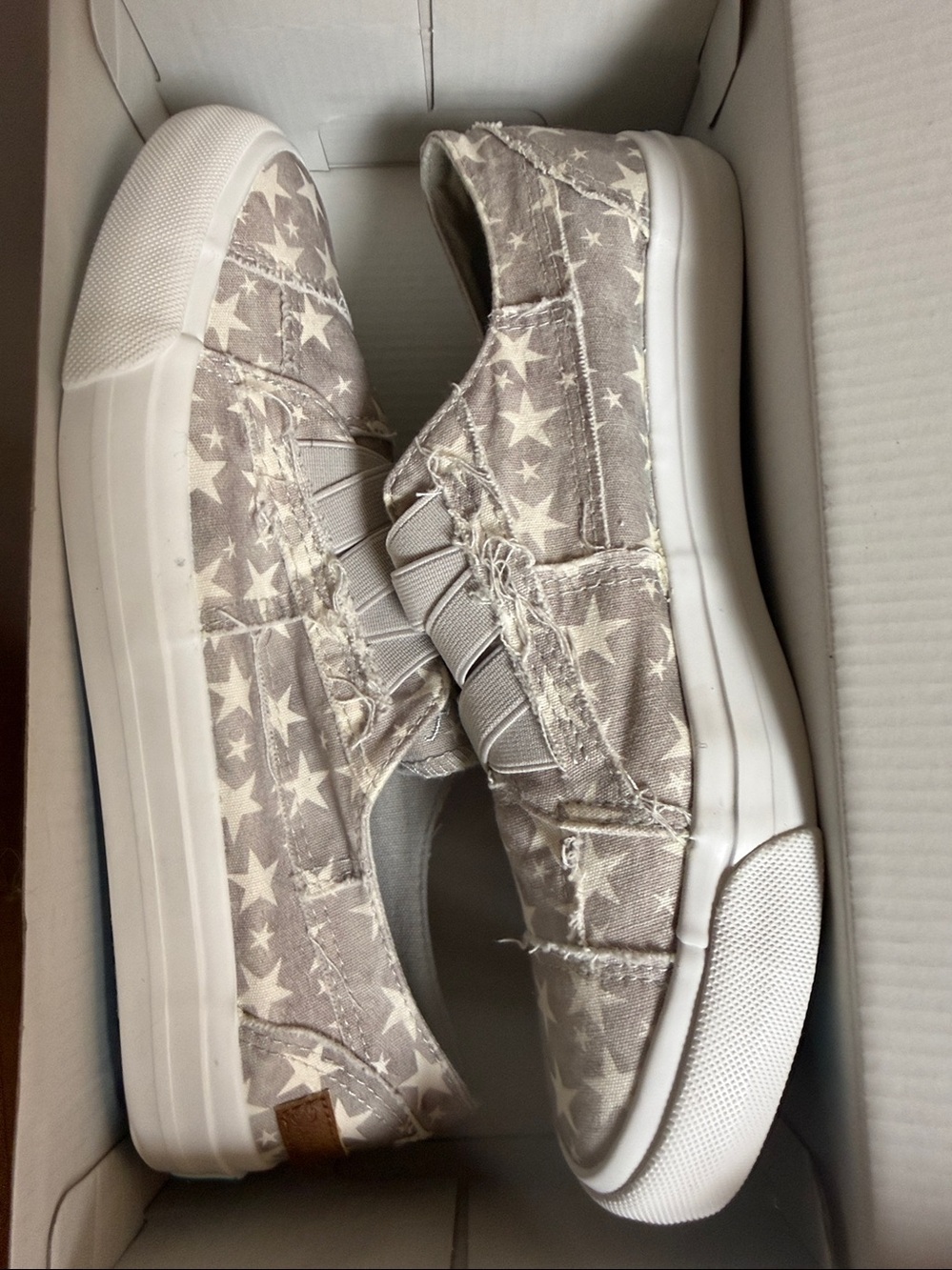 NEW BLOWFISH marley sneakers in gray wonder star - Picture 7 of 8